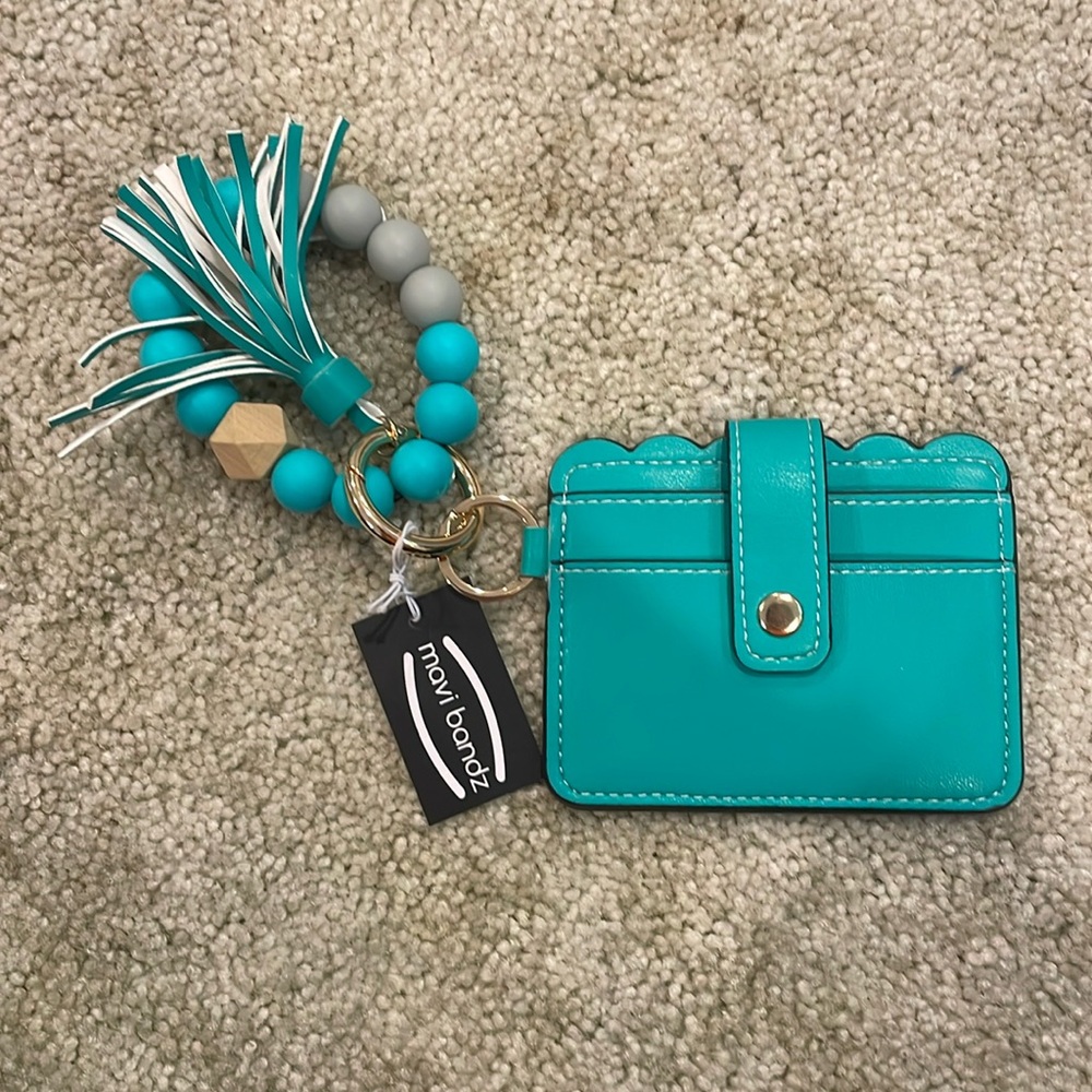 Blue card holder
